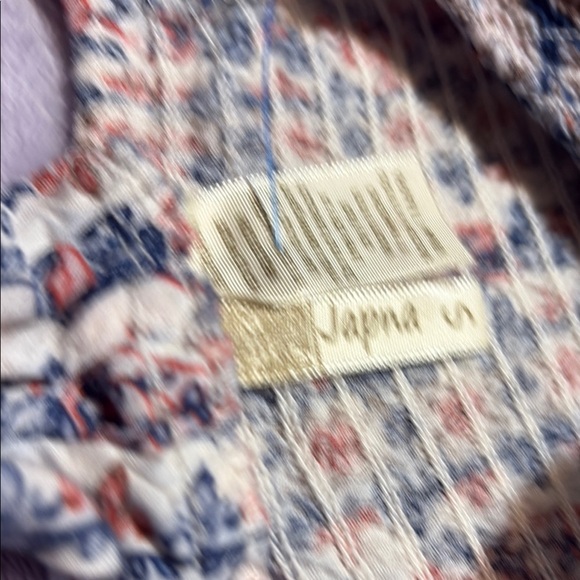 Japna White and Blue Pleated Halter Sundress - Picture 2 of 9